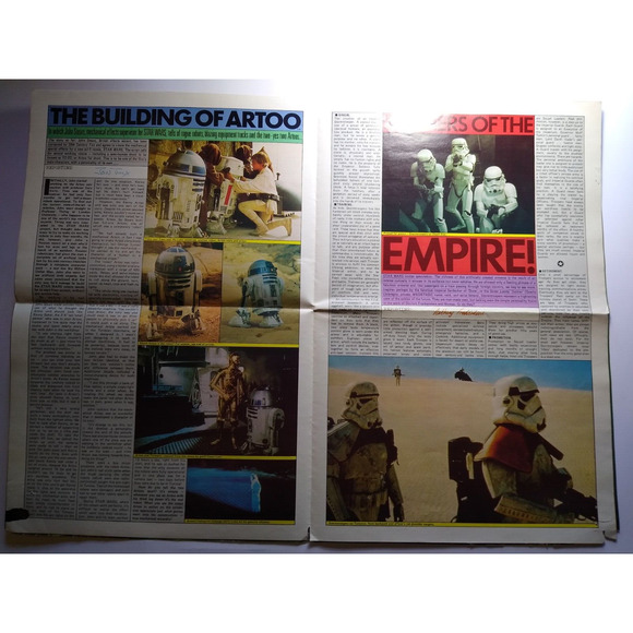 Star Wars Official Poster Monthly Issue Four Chewbacca Vintage 1977 Sci-Fi Space - Picture 8 of 8